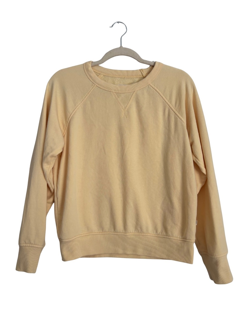 Lou & Grey Pale Yellow Crewneck Sweatshirt